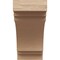 Ekena Millwork 4in. W x 8in. H x 16in. L Pescadero Woodgrain TimberThane Rafter Tail, Primed Tan RFTUR04X08X16PECRCPR - alternate 3